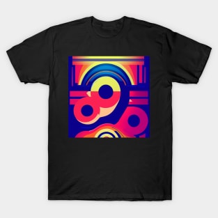 Retro Abstract Art T-Shirt